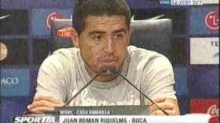 Riquelme habla de Maradona [upl. by Leno973]