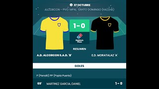 20241027 Jornada 7Alcorcon B  Moratalaz A Resumen [upl. by Inafit943]