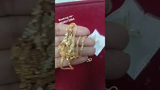 One gram goldchainjewelleryviralshortstrendingvideonew designcustomer ordervideo [upl. by Alset]