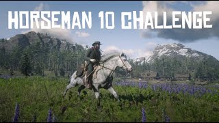 RDR2 Horseman 10 Challenge ALL HORSE LOCATIONS Appaloosa Hungarian Halfbred and more [upl. by Lazare]