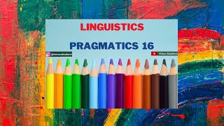 16 Pragmatics  I  Linguistics İNGİLİZCE ÖABT [upl. by Varick]