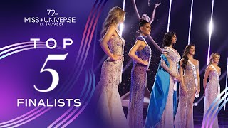 72nd MISS UNIVERSE  TOP 5  Miss Universe [upl. by Nailluj]