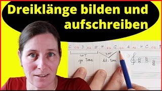 Dreiklänge bilden und aufschreiben [upl. by Collie]