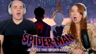 SpiderMan Across the SpiderVerse First Time Watching REACTION [upl. by Annauj]