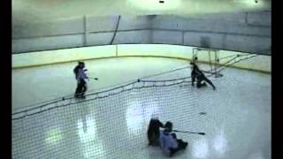 Broomball Hits and Goals [upl. by Ener]