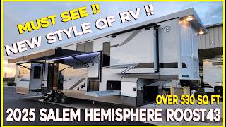 MUST SEE NEW Style of RV 2025 Salem Hemisphere Roost43 Destination Fifth Wheel  Couchs RV Nation [upl. by Uball]