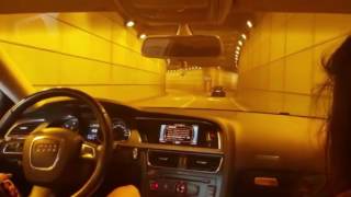 Audi A5 30TDi Quattro  Straight pipe  Tunnel compilation [upl. by Eugor]