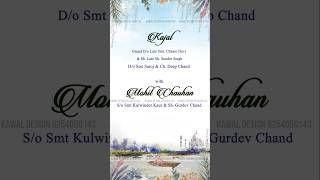 Wedding Invitation Video  Save the Date Video 2024 digitalinvitation trending  inviteez [upl. by Culley255]