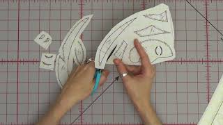 Fusible Applique Basics  How to Trace Cut and Fuse Applique Shapes [upl. by Pacificia7]