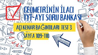 ACİL YAYINLARI GEOMETRİNİN İLACI SORU BANKASIAçı Kenar Bağıntıları Test 3 [upl. by Olga]