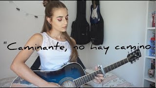 Joan Manuel Serrat  Cantares  Antonio Machado  LIVE  Cover by Aries [upl. by Moitoso844]