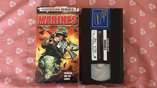 Opening To American Heroes Marines 2002 VHS Memorial Day Edition [upl. by Drofliw854]