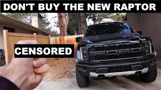 5 Things I Hate About My New 2021 Ford F150 Raptor [upl. by Darton]