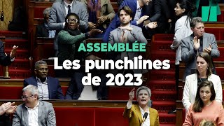 Les députés ont tenté des punchlines plus ou moins réussies en 2023 [upl. by Llerdnad]