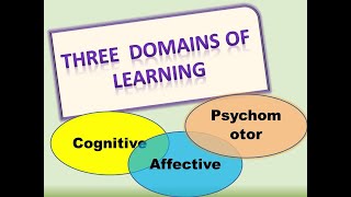 Three DOMAINS of Learning  Bloom  For teachers educationists [upl. by Fakieh]