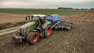 Siew Pszenicy 2023  ✔Lemken Compact Soliatir 9 ☆ GR Matejka  ✔ Fendt 828 Vario ☆ Agriculture  ✔ [upl. by Odele]