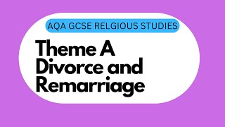 GCSE RS Theme A6 Marriage [upl. by Adnael]