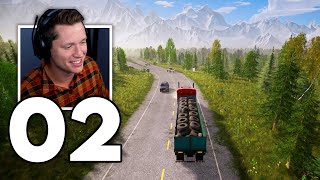 Alaskan Road Truckers  Part 2  Long Haul Delivery Full State Road Trip [upl. by Jenica]