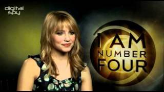 Dianna Agron chats I Am Number Four [upl. by Leiand]