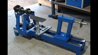 tornio per legno fai da te homemade wood lathe [upl. by Roath871]