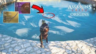 Assassins Creed Origins  New Legendary Weapons and Gear A Long Drink Papyrus Guide [upl. by Reine990]