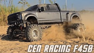 RC Car Cen Racing Ford F450 Bashing And Crawling [upl. by Anasiul318]