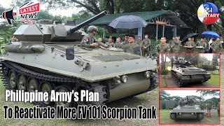 Philippine Armys Plan to Reactivate More FV 101 Scorpion Tank [upl. by Jenica]