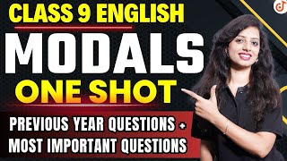 Modals in English Grammar  Modals  Class 9 English Grammar 202324  Modals One Shot [upl. by Notsej623]