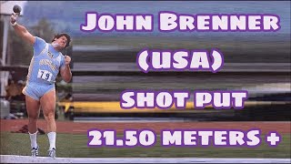 John Brenner USA shot put 2150 meters [upl. by Mich62]