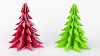 Albero di Natale con la carta  Lavoretti di Natale fai da te  DIY Christmas Craft [upl. by Mendoza69]