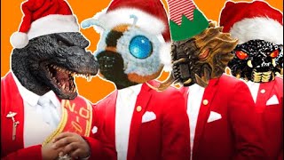 Godzilla vs Mothra  JingleBells Christmas Song Cover [upl. by Suravart]