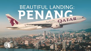 Beautiful Landing in Penang Malaysia 4K [upl. by Danielson]