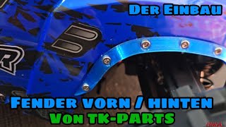 TKParts Fender montieren am Basher  Corally Punisher  Traxxas Arrma Tekno Reely [upl. by Oech]