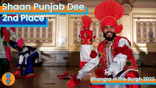 2nd Place  Shaan Punjab Dee at Bhangra in the Burgh 2022 Front Row [upl. by Airehc]