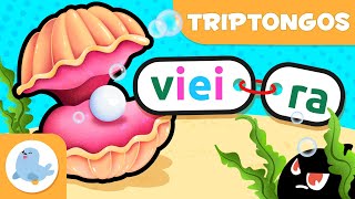 LOS TRIPTONGOS 🦸‍♀️ GRAMÁTICA y ORTOGRAFÍA para niños 📝 Superlexia ⭐ Episodio 11 [upl. by Ojok]