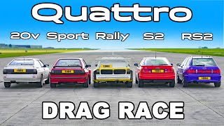 Audi 5 Cylinder Turbo DRAG RACE [upl. by Ressay]