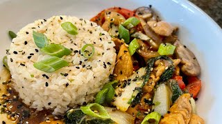 Bok Choy Chicken Stir Fry Recipe [upl. by Anoik]