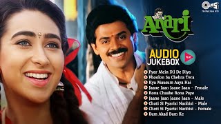 Anari Movie  Audio Jukebox  Phoolon Sa Chehra Tera  Venkatesh Karisma Kapoor  Bollywood Hits [upl. by Banebrudge874]