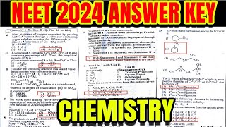 NEET 2024 CHEMISTRY Question Paper with Answer Key  ERRORLESS [upl. by Dareece]