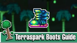 Terraria  How to Craft Terraspark Boots In Terraria v14495 [upl. by Ayota593]