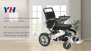 YouHuan YHE7001F Fully Automatic folding electric wheelchair [upl. by Jordanna]