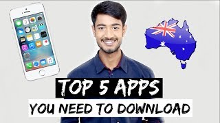 TOP 5 APPS YOU NEED TO DOWNLOAD FOR AUSTRALIA [upl. by Mimi]