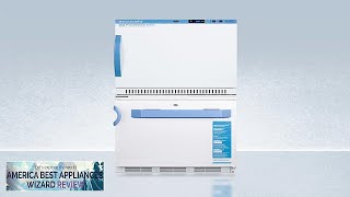 Accucold 24quot Wide AllRefrigerator AllFreezer Combination White Review [upl. by Wickner873]