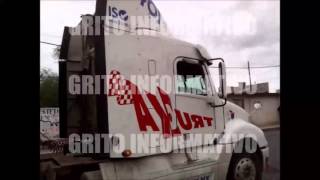 Persecución de trailer en Progreso y Mixquiahuala de Juárez Hidalgo México [upl. by Ballou]