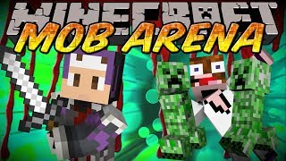 Minecraft MiniGame  MOB ARENA 17 SERVER w Deadlox [upl. by Zabrina]