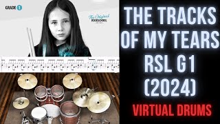 The Tracks Of My Tears  Rockschool Grade 1 Drums 2024 [upl. by Nuri]