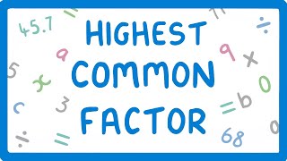 How to find the Highest Common Factor 7 [upl. by Inahc]