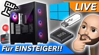 GAMING PC einrichten in ECHTZEIT für Anfänger BIOS Update Treiber amp Windows 11 Installation [upl. by Archy]