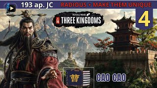 4 Des choix à faire  Total War Three Kingdoms  Cao Cao  Mod Radious  MTU FR [upl. by Minerva]