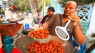 Uncles Magical Manchuria  Veg Manchurian Rs 50  Rajahmundry Famous  Indian Street Food [upl. by Chaunce]